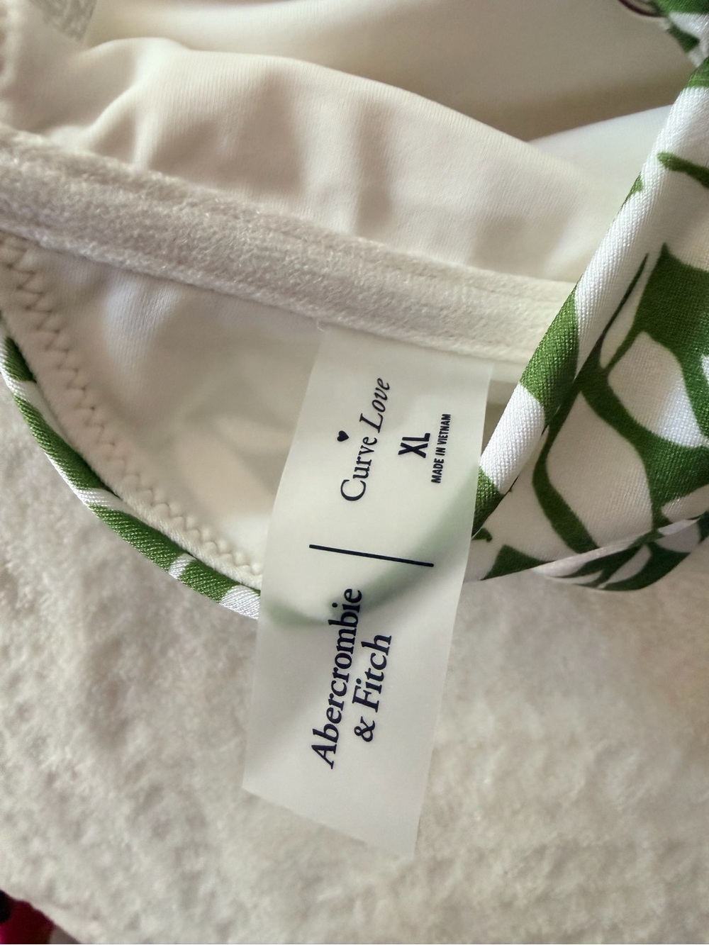 Abercrombie & Fitch Curve Love Green Floral Underwire Bikini Set - Size XL - Picture 5 of 5